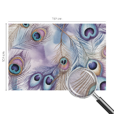 Moderne Vlies-Fototapete Pfauenfedern