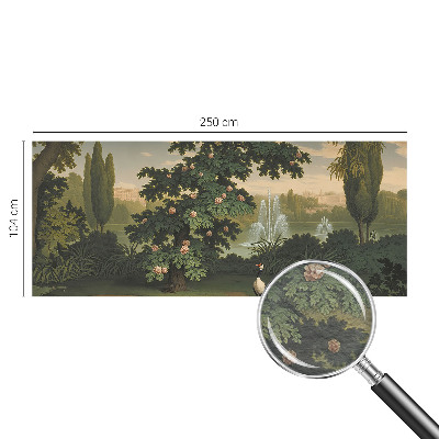 Fototapete fürs Wohnzimmer Naturgarten