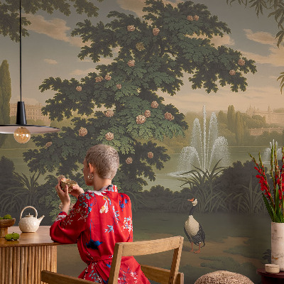 Fototapete fürs Wohnzimmer Naturgarten