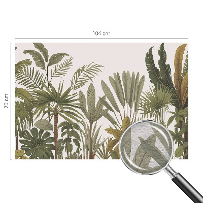 Vlies-Fototapete mit exotischem Blattmotiv
