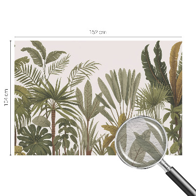Vlies-Fototapete mit exotischem Blattmotiv