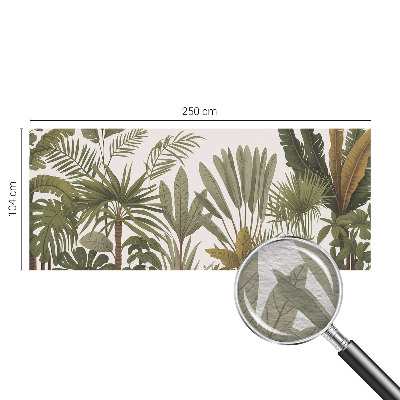 Vlies-Fototapete mit exotischem Blattmotiv