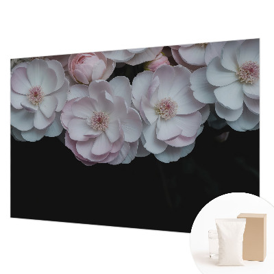 Fototapete mit einem zarten Blumenstrauß als Motiv