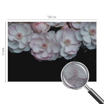 Fototapete mit einem zarten Blumenstrauß als Motiv