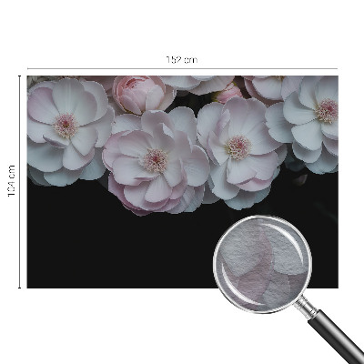 Fototapete mit einem zarten Blumenstrauß als Motiv