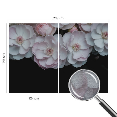 Fototapete mit einem zarten Blumenstrauß als Motiv