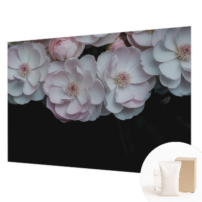 Fototapete mit einem zarten Blumenstrauß als Motiv