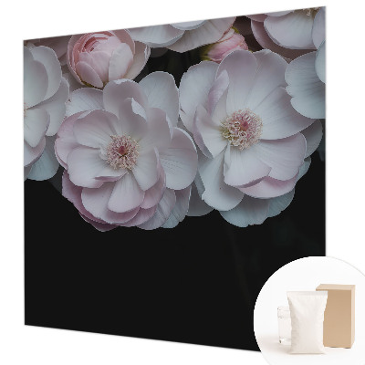 Fototapete mit einem zarten Blumenstrauß als Motiv