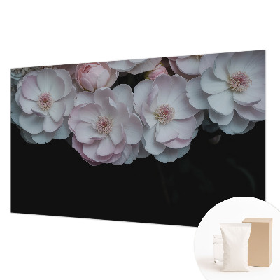 Fototapete mit einem zarten Blumenstrauß als Motiv