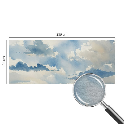 Fototapete fürs Schlafzimmer mit einem Motiv von himmlischen Wolken