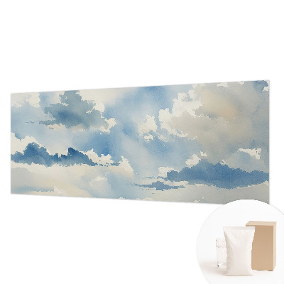 Fototapete fürs Schlafzimmer mit einem Motiv von himmlischen Wolken