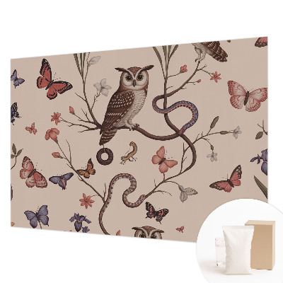 Motivtapete aus Vlies Eulennatur