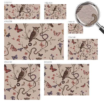 Motivtapete aus Vlies Eulennatur