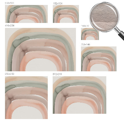 Fototapete fürs Kinderzimmer Regenbogenbögen