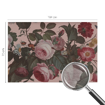 Vlies-Fototapete nach Maß Florale Eleganz