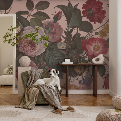 Vlies-Fototapete nach Maß mit floralem Motiv