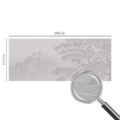 Vlies-Fototapete fürs Wohnzimmer mit Burglandschaft als Motiv