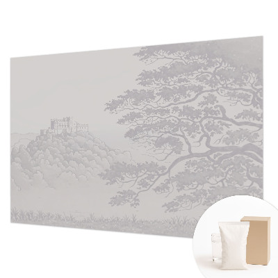 Vlies-Fototapete fürs Wohnzimmer Burglandschaft