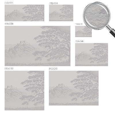 Vlies-Fototapete fürs Wohnzimmer mit Burglandschaft als Motiv