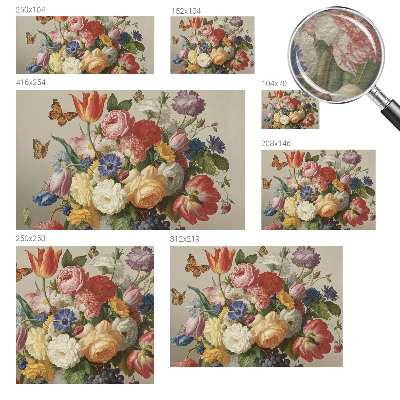 Vliestapete fürs Schlafzimmer Blumen und Schmetterlinge