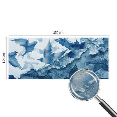 Moderne Vlies-Fototapete Dynamische Vögel