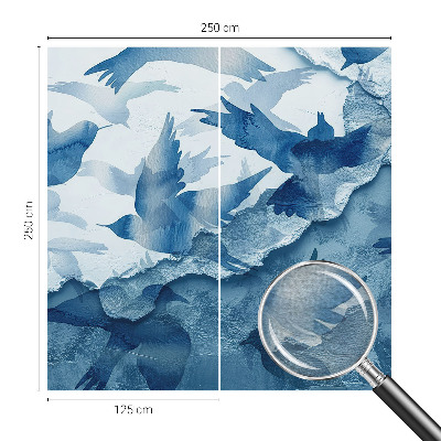 Moderne Vlies-Fototapete Dynamische Vögel