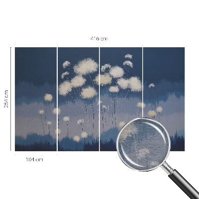 Bildtapete Weißer Löwenzahn