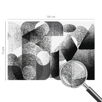 Wand-Fototapete mit geometrischen Formen