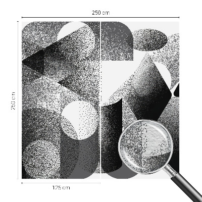 Wand-Fototapete mit geometrischen Formen