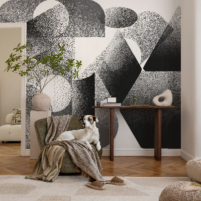 Wand-Fototapete mit geometrischen Formen