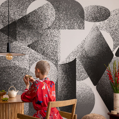 Wand-Fototapete mit geometrischen Formen