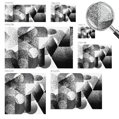 Wand-Fototapete Geometrische Formen