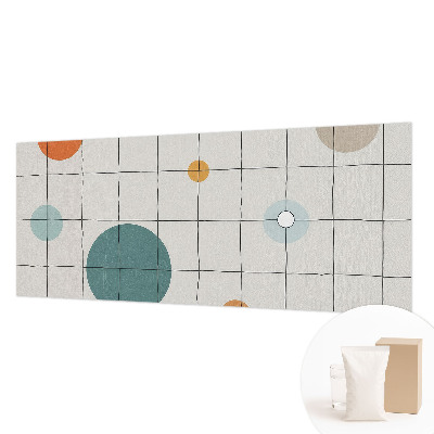 Dekorative Wand-Fototapete Farbige Kreise