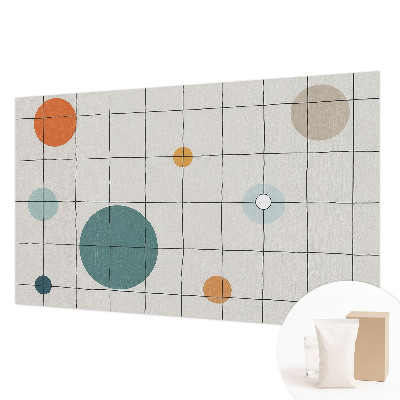 Dekorative Wand-Fototapete Farbige Kreise