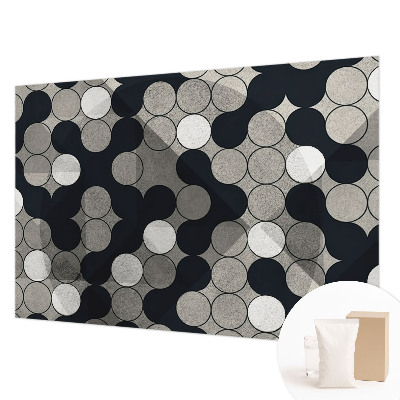 Fototapete mit geometrischem Kreisdesign