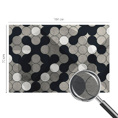 Fototapete mit geometrischem Kreisdesign