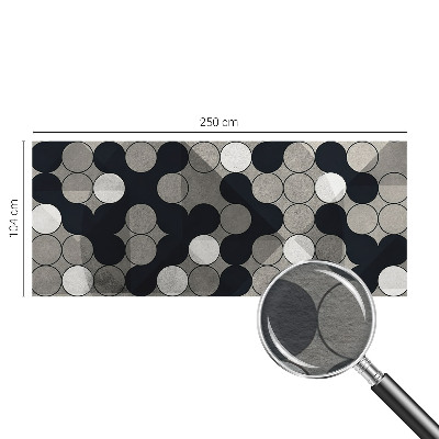 Fototapete mit geometrischem Kreisdesign