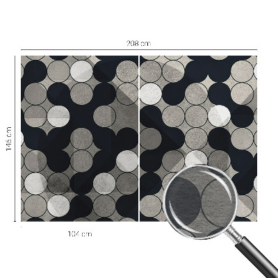 Fototapete mit geometrischem Kreisdesign