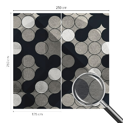 Fototapete mit geometrischem Kreisdesign