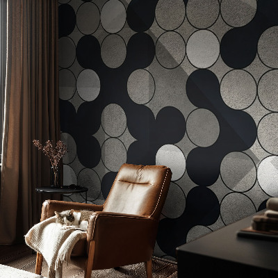 Fototapete mit geometrischem Kreisdesign