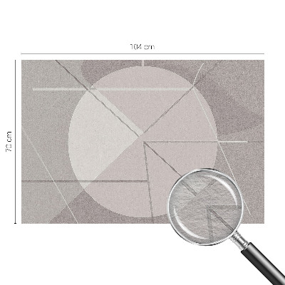 Vliestapete mit abstraktem geometrischem Motiv
