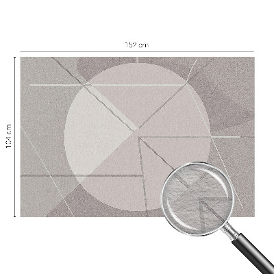 Vliestapete mit abstraktem geometrischem Motiv
