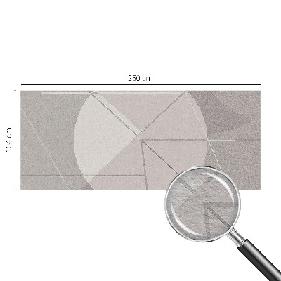 Vliestapete mit abstraktem geometrischem Motiv