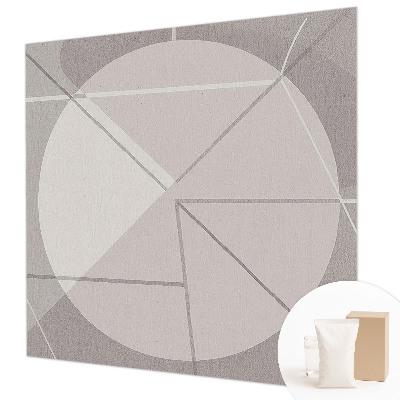 Vliestapete mit abstraktem geometrischem Motiv