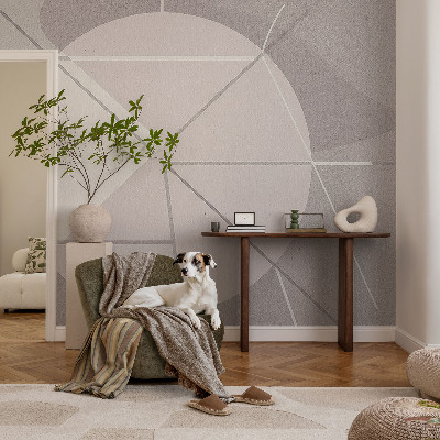 Vliestapete mit abstraktem geometrischem Motiv