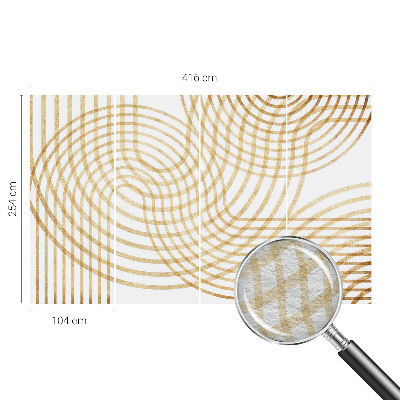 Vlies-Fototapete nach Maß mit geometrischem Webmuster