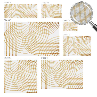 Vlies-Fototapete nach Maß mit geometrischem Webmuster
