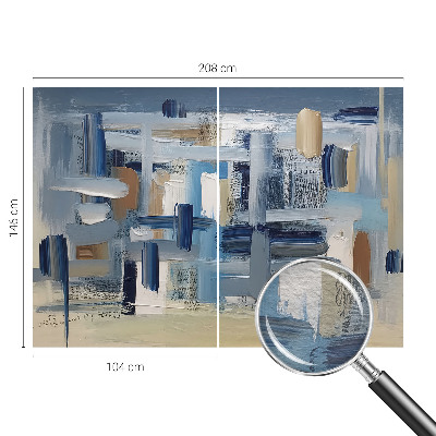 Vlies-Fototapete fürs Schlafzimmer Abstraktionspinsel