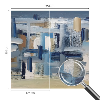 Vlies-Fototapete fürs Schlafzimmer Abstraktionspinsel