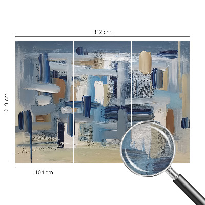 Vlies-Fototapete fürs Schlafzimmer Abstraktionspinsel